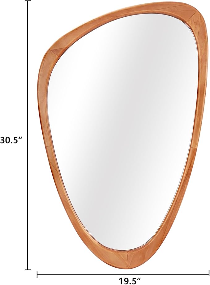 WallBeyond Asymmetrical Mirror, Irregular Wall Mirror, Wall Mirrors Decorative