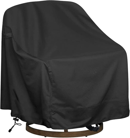 Outdoor Swivel Lounge Chair Cover 1 Pack, Fits to (39" W X 37" D X 38" H) Lawn Patio Chairs, Waterproof for Furniture Covers