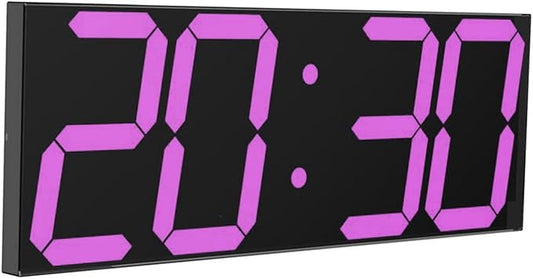 CHKOSDA LED Large Digital Wall Clock, Oversize Wall Clock