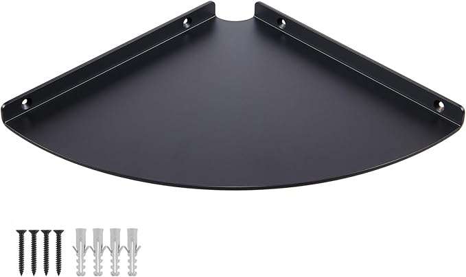 Corner Shelf, 3.0mm Aluminum Alloy Corner Shelf wall Mounted,