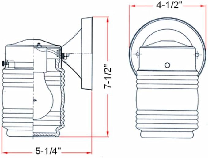 Design House 587246 Jelly Jar Indoor/Outdoor Integrated LED Wall Light