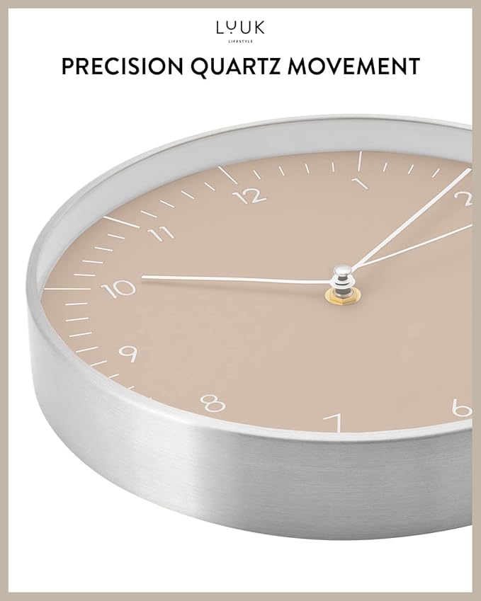 LUUK LIFESTYLE Modern Quartz wall Clock