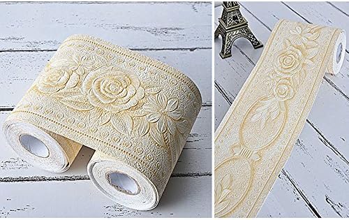Creation Core 4.2x196.8 Waterproof Wallpaper Border 3D Pattern Wall Decor