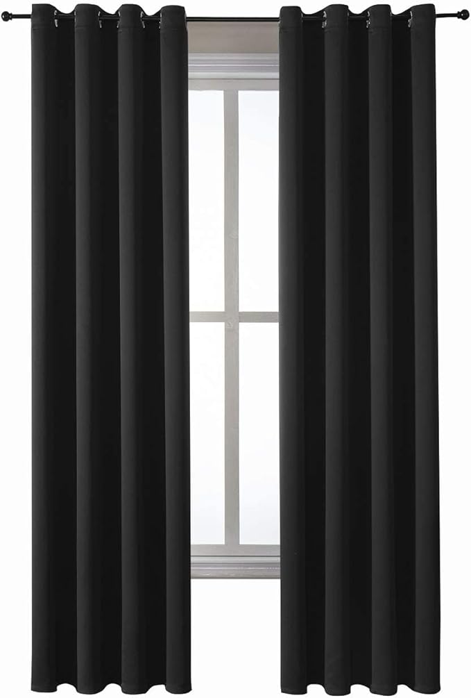 ChrisDowa Grommet Blackout Curtains