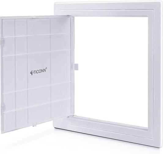 TICONN Access Panel for Drywall, 10 x 10 Inch ABS Plastic Wall Hole Cover