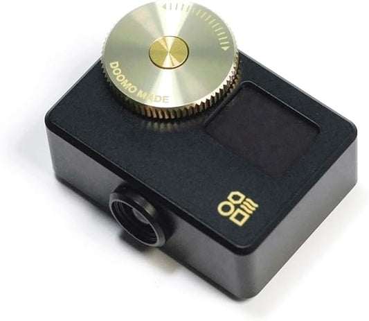 OLED Light Meter, Meter S Brass Version, New Screen Design, Real-time Metering and One-Button Metering for Vintage Cameras (Brass Dial)