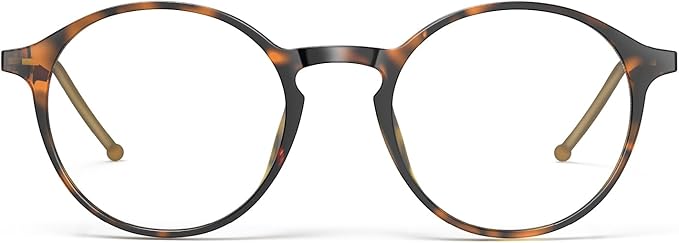 VISOONE Round Lightweight Blue Light Blocking Glasses Women Men Fashion Cute Thin Eyewear Niko
