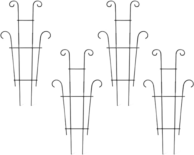 Plant Stand Indoor - Rust Proof Adjustable, Metal Plant Trellis, Durable Support Structure, Stable Space Saving Design | Pothos Ivy Fruit Vegetable for Pothos Ivy Fruit Vegetable