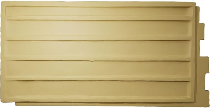 EverStone Cascade Faux Stone Panel, 48 5/8"W x 24 3/4"H x 1 1/4"D, Desert Sand