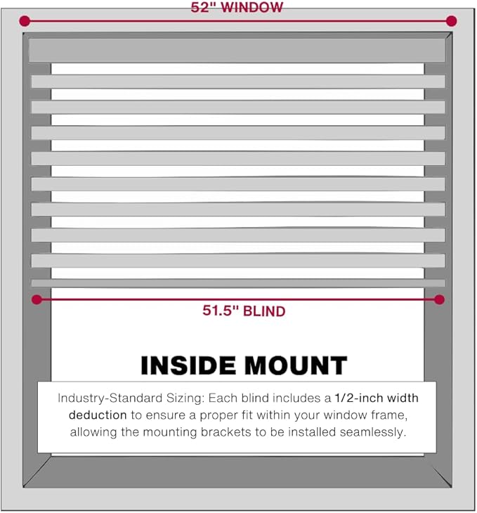 LOTUS & WINDOWARE Cordless Mini Blind, Window Blinds