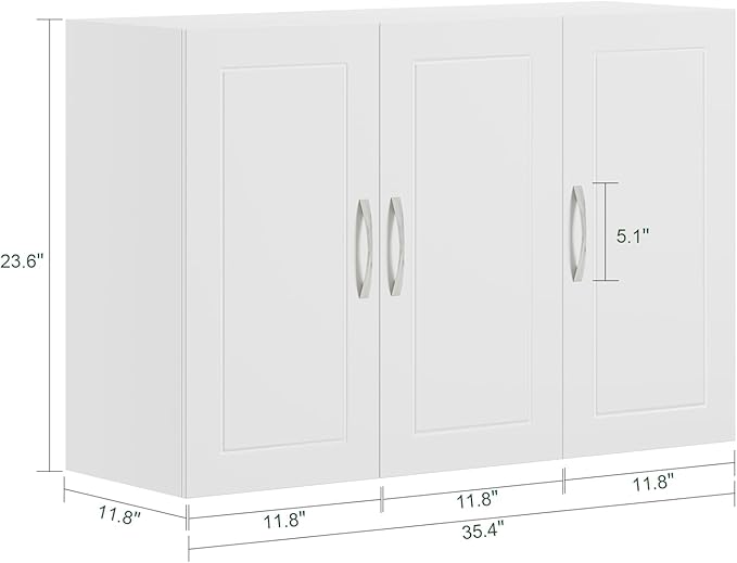 SoBuy Wall Cabinet Laundry Room, Medicine Cabinet