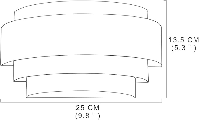 LightInTheBox Modern Wall Sconce Set of 2 Indoor Wall Light Fixture Half Moon