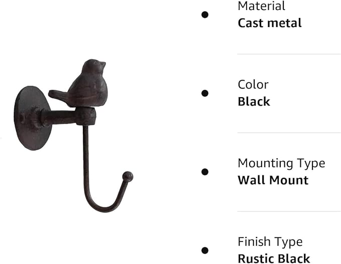 YukaBa 520013 Songbird Wall Hook