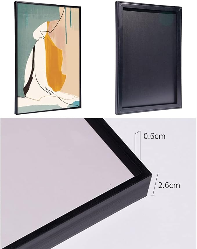 MPLONG Wall Art, Frame Canvas Wall Art Set, Striking Modern Minimalism