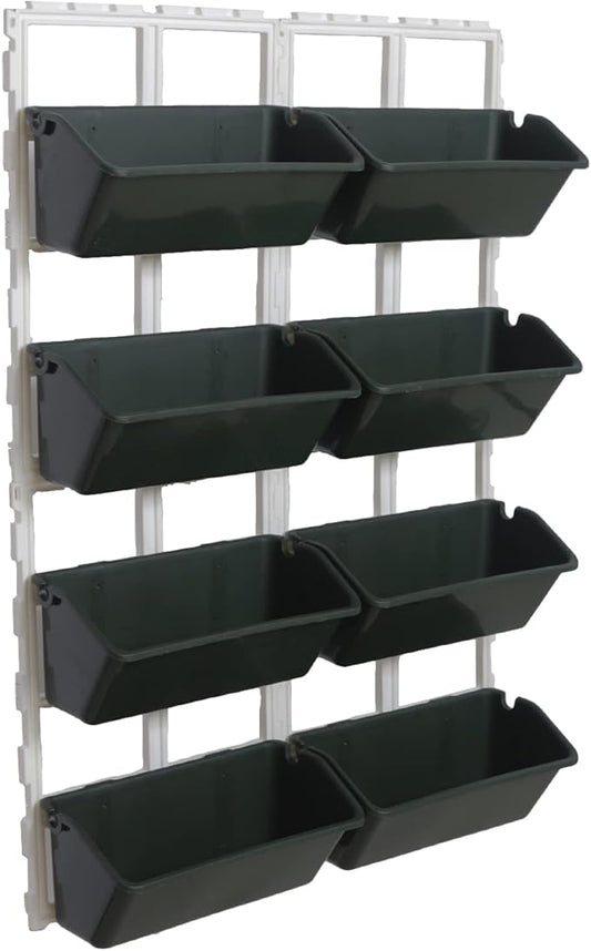 Vertical Garden Wall Planter, 4-Tier Stackable Wall Planter Indoor Outdoor