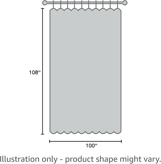 Yakamok 100% Blackout Patio Door Curtain Extra Wide Drapes
