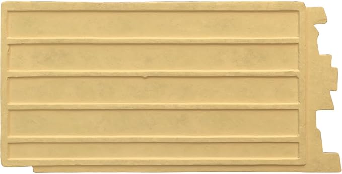 EverStone Cascade Faux Stone Panel, 48 5/8"W x 24 3/4"H x 1 1/4"D, Polermo Color