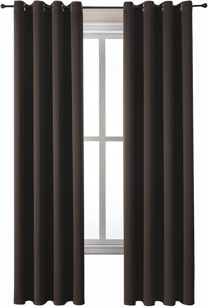 ChrisDowa Grommet Blackout Curtains