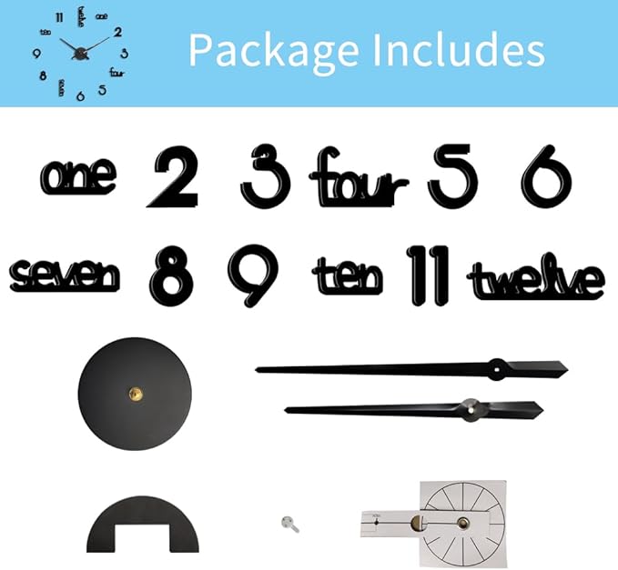 Large Modern Art Deco Wall Clock Silent Acrylic Unique Decorative Wall Clocks