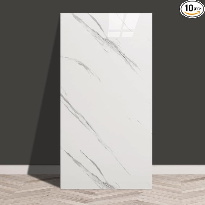 Haimin Wall Panels Peel and Stick 10 Pieces 23.6x11.8in Lightweight Backsplash