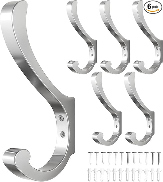 Coat Hooks Wall Mount for Hanging