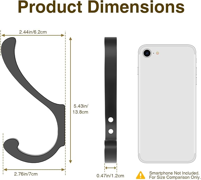 Coat Hooks for Hanging Heavy Duty
