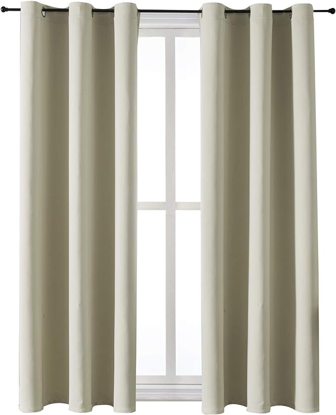 ChrisDowa Grommet Room Darkening Curtains