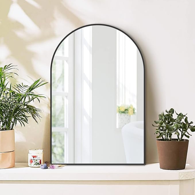 Arched Wall Mirror, Living Room, Hang Vertical or Horizontal