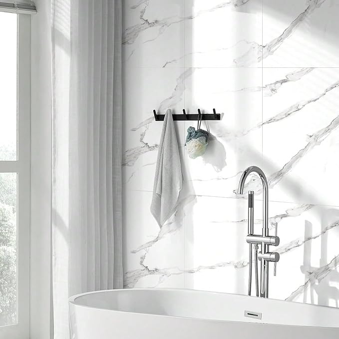 Chejiaye Thick 10pcs Marble Peel and Stick Backsplash Surface Waterproof Wall