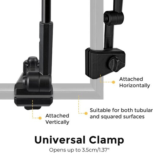 G4Free Beach Umbrella - UPF 50+ Adjustable XL with Universal Clamp for Chairs & Strollers