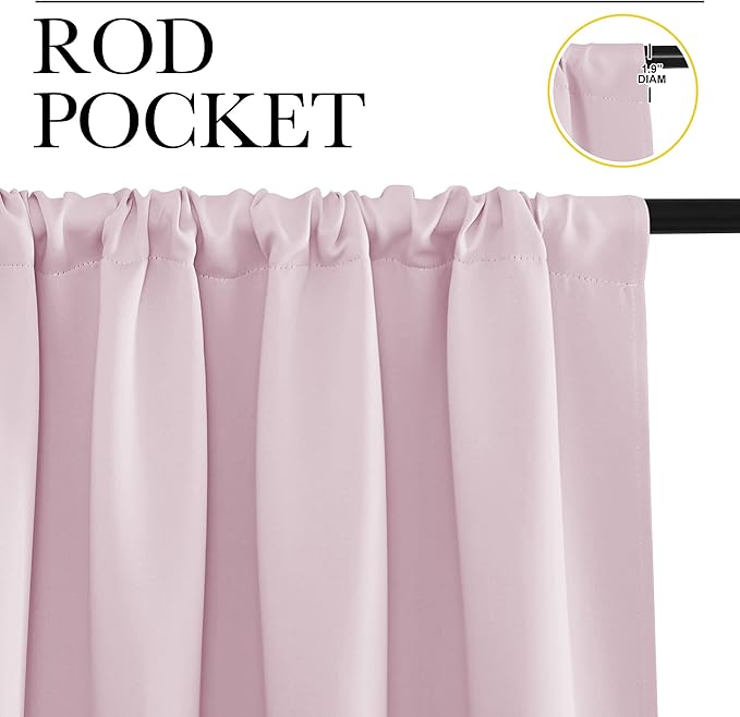 NICETOWN Living Room Blackout Curtains