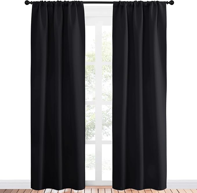 NICETOWN Black Out Curtain Panels