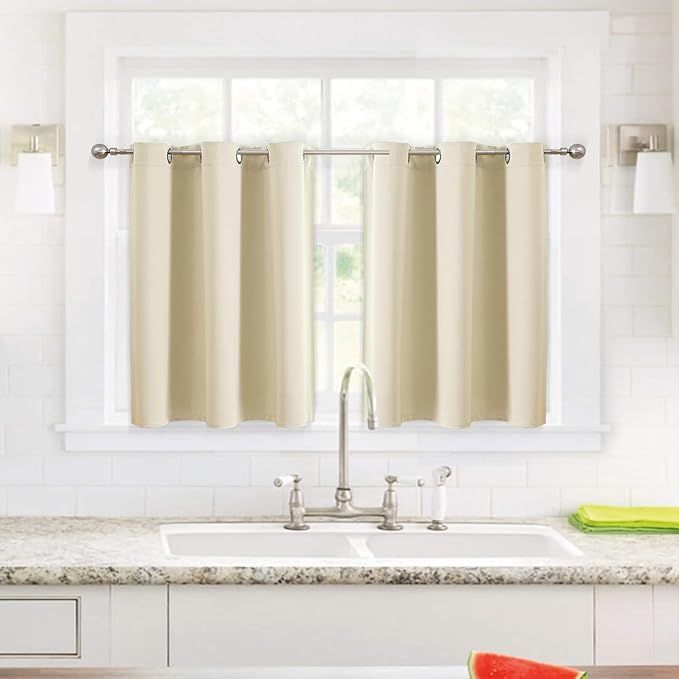 ChrisDowa Small Window Curtains