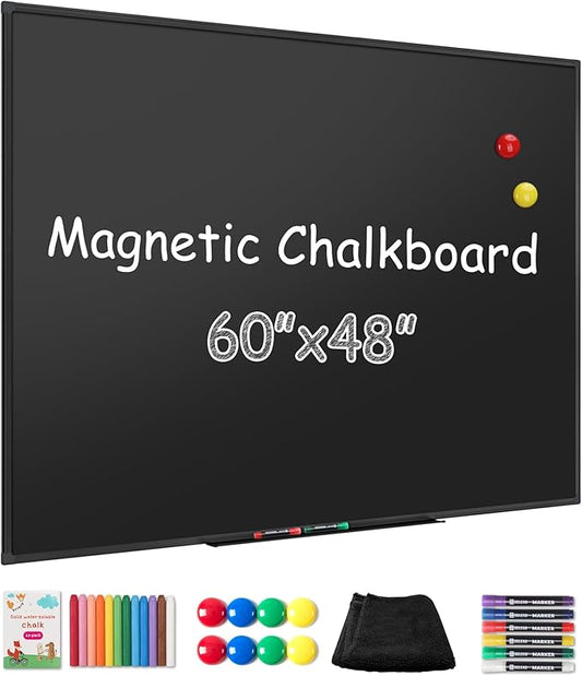 SELEAD Magnetic Chalkboard 60 x 48 Inches