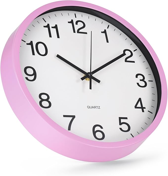 Wall Clock Non-Ticking Silent Quartz Movement Decor Clock Modern Simple Style