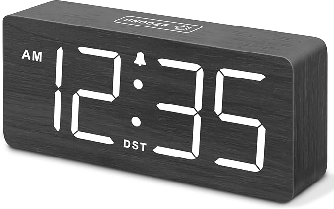 DreamSky Wooden Digital Alarm Clock