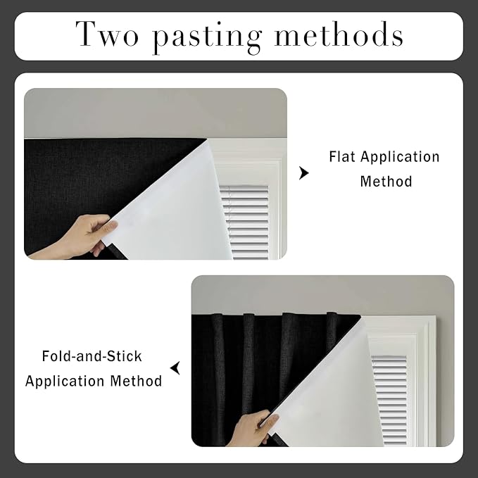 Magic Tape Window Curtain