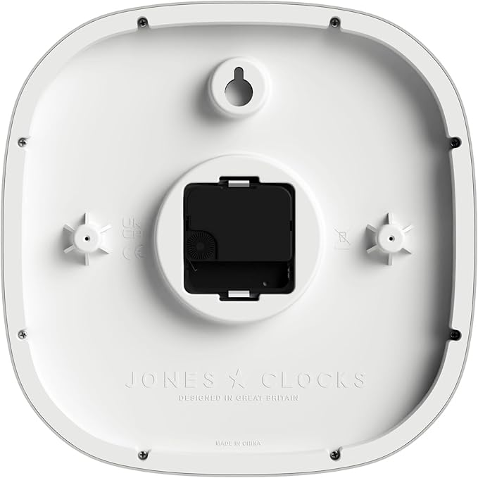JONES CLOCKS® Marvel Wall Clock | Modern Retro Rounded Square Clock | 10 inch |