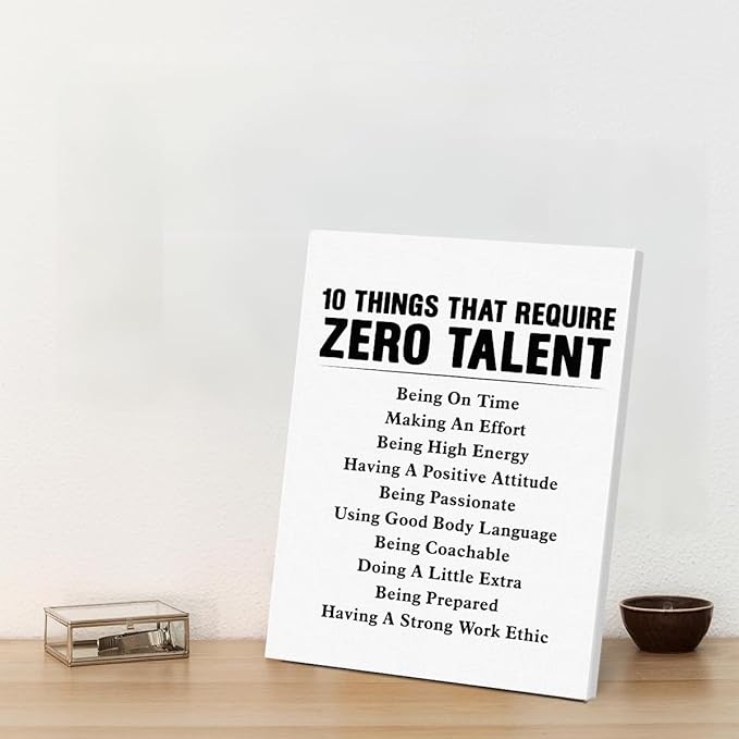 Motivational Wall Art, Inspirational Quote Wall Decor Leadership Gifts