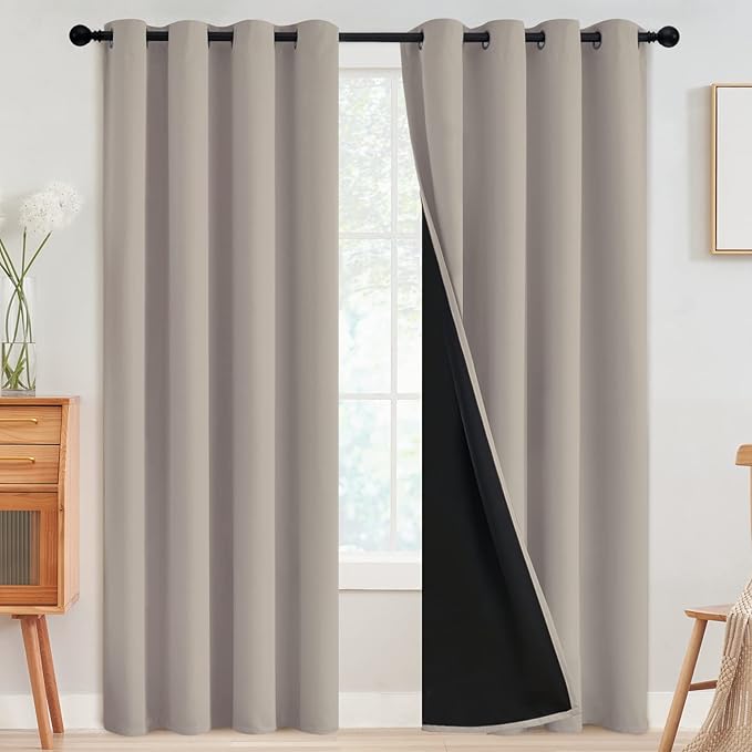 SimpleHome 100% Blackout Curtains