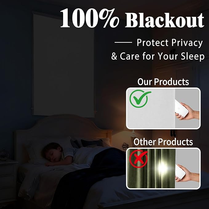 Adhesive 100% Blackout Curtain