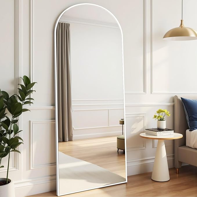 Rowjut Floor Mirror Arched Mirror Full Length 56"X20"Full Length Mirror can be