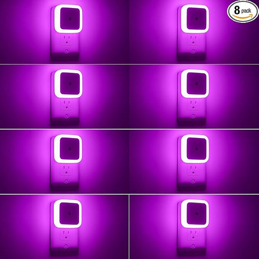 Sujeet Night Light, Night Lights Plug into Wall 8-Pack, Nightlight Plug in