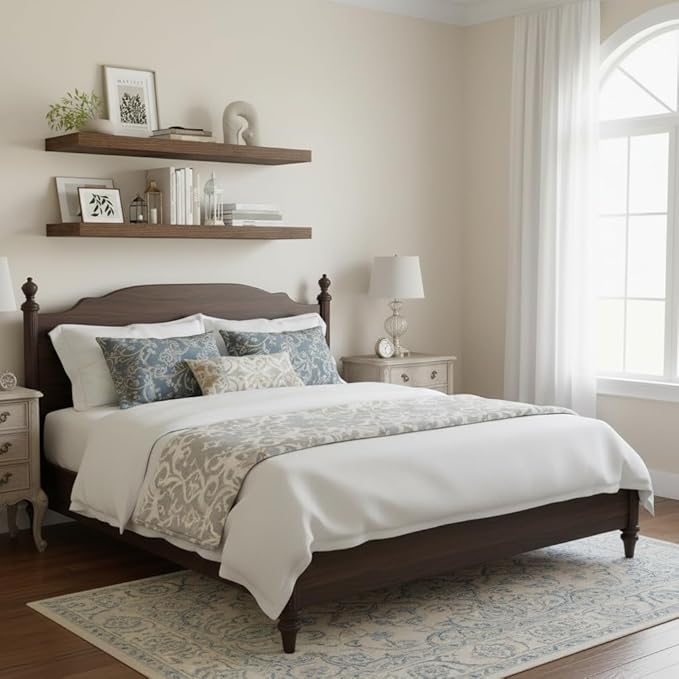 Vivelove Wide Floating Shelves for Wall 12 Inch Deep, 47.2" X 12" X 2" Floating