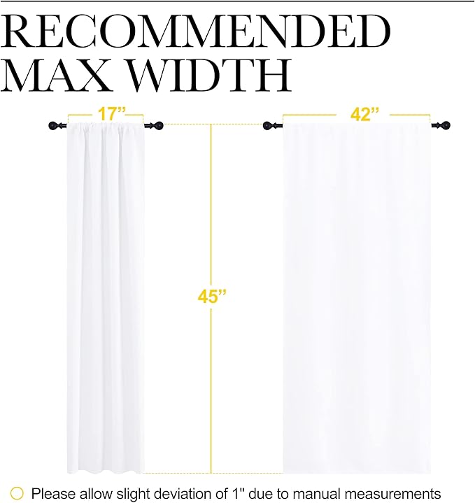 NICETOWN Window Curtain Panels