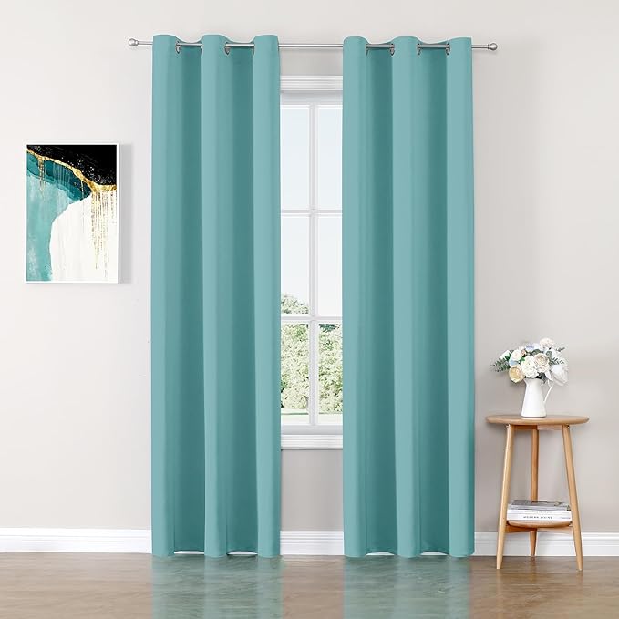 ChrisDowa Blackout Curtains 78 inches Long