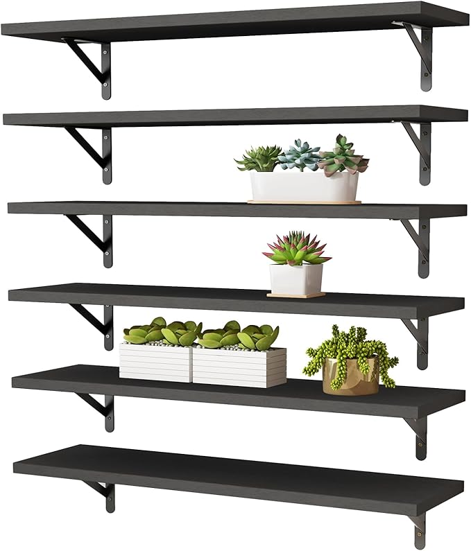 YGEOMER 23.6 Inch Floating Shelves