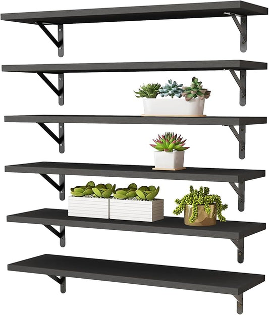 YGEOMER 23.6 Inch Floating Shelves