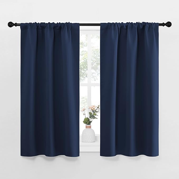 NICETOWN Kitchen Curtains, Short Blackout Curtains & Drapes, Thermal Insulated