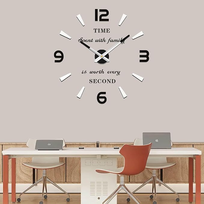 VANGOLD Design framless Clock for Kitchen